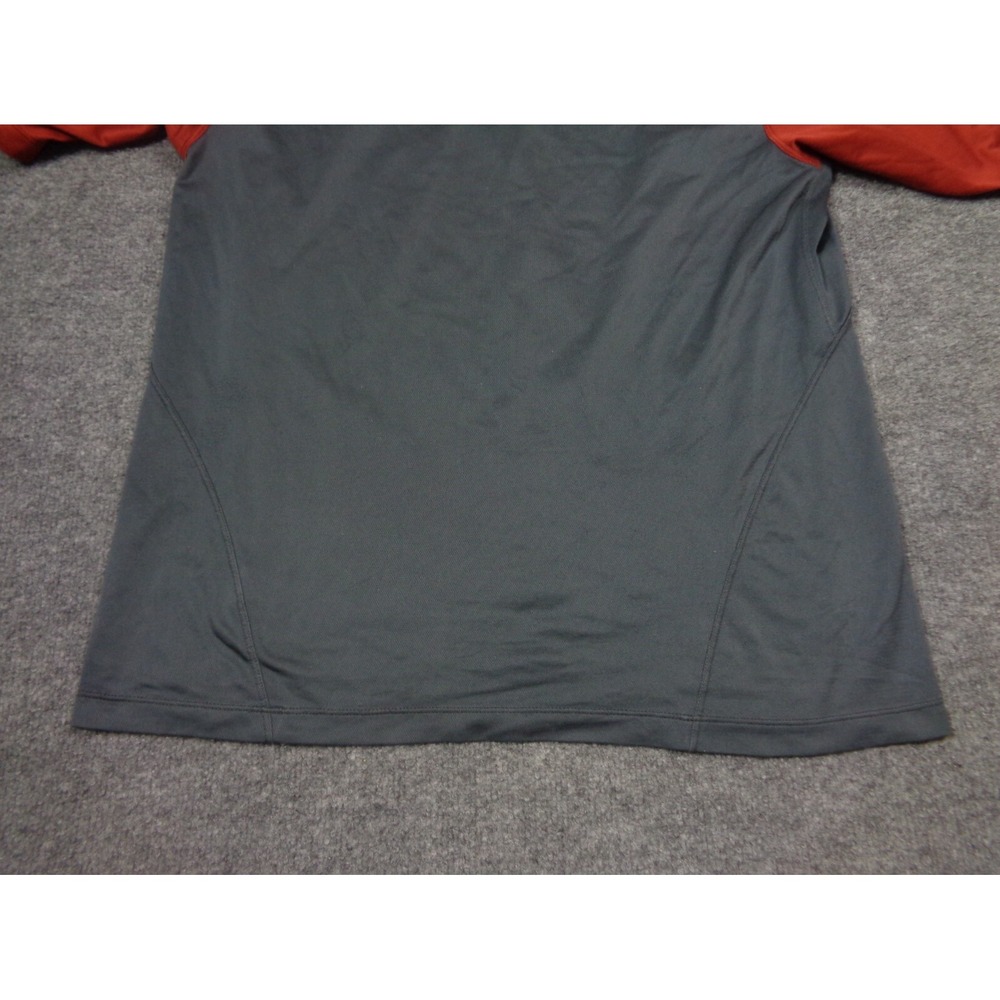 Arc'teryx Shirt Men M Gray Athletic Short Sleeve 1/2 Pullover 2-Tone Performance - Picture 9 of 11